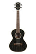 A All Solid Salt & Pepper Doghair Mahogany Tenor Ukulele shown at a front angle