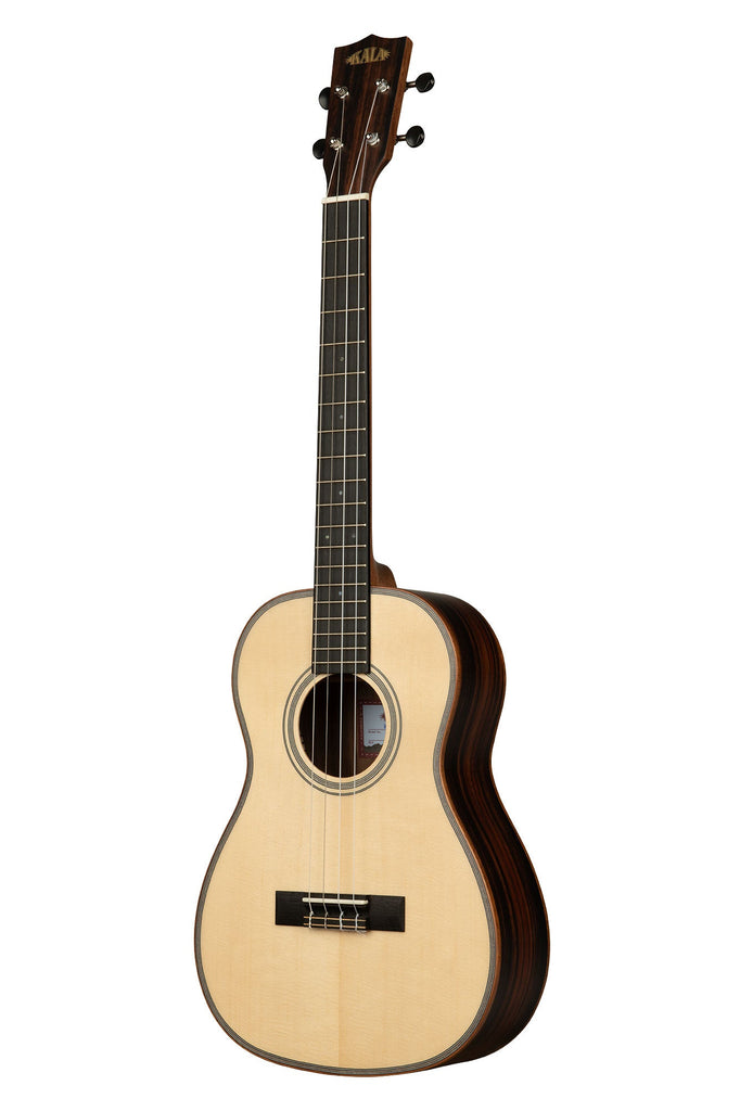 BLEM - Solid Spruce Top Striped Ebony Baritone Ukulele
