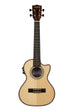 Solid Spruce Top Striped Ebony Tenor Ukulele w/Cutaway and EQ