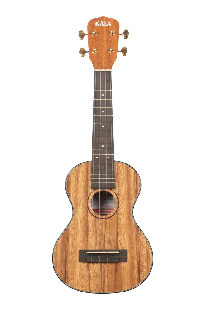 A All Solid Trembesi Metropolitan™ Soprano Ukulele shown at a front angle