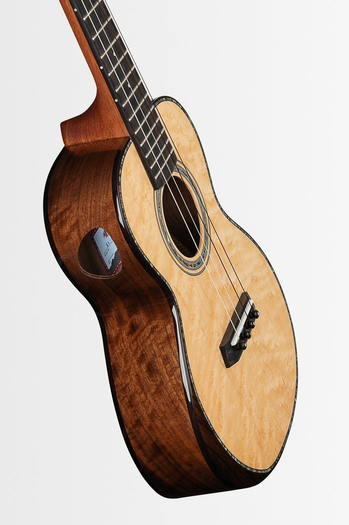 PREORDER: West Coast Woods Birdseye Maple Top Tenor Ukulele