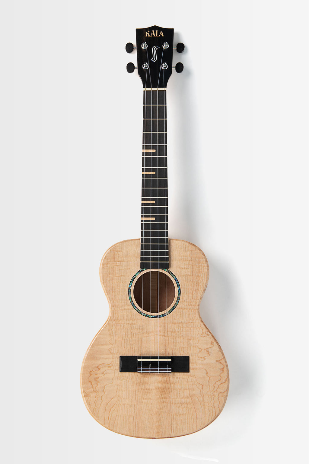 All Solid Flame Maple Waterfall Tenor Ukulele
