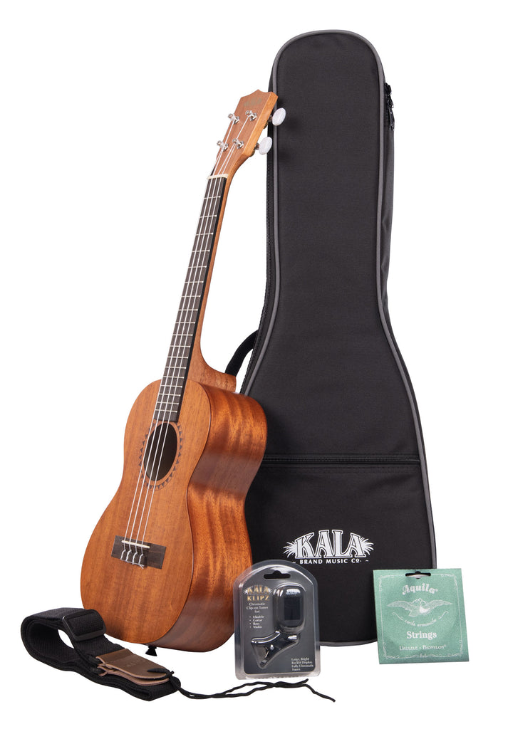 KA-15T Satin Mahogany Tenor Ukulele Bundle