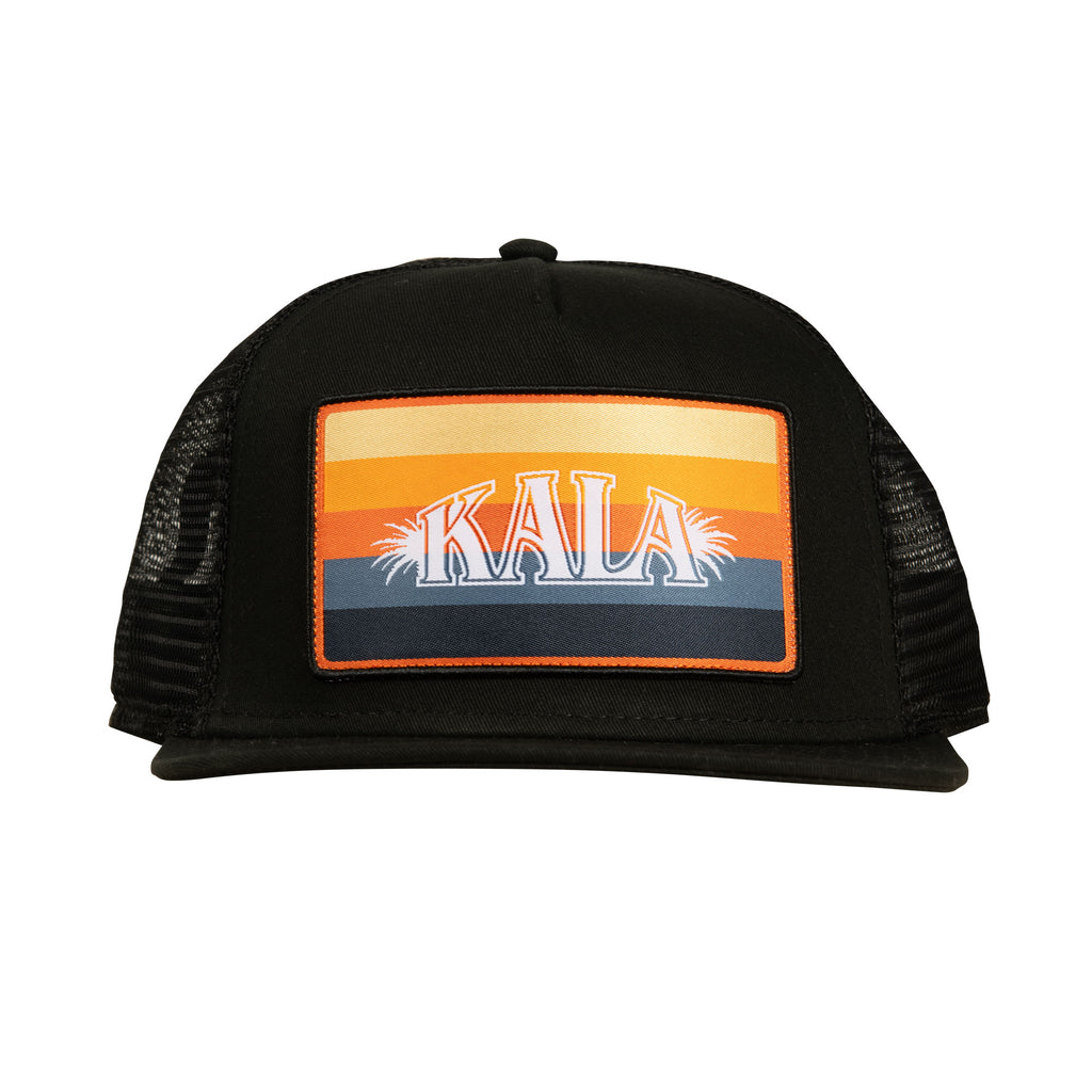 Kala Sunset Stripe 5-Panel Trucker Hat, Adjustable