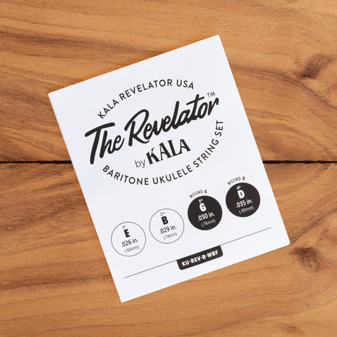 Kala Revelator™ USA Baritone Ukulele String Set
