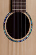 20th Anniversary Solid Spruce Top Quilted Sapele Baritone Ukulele with Bag