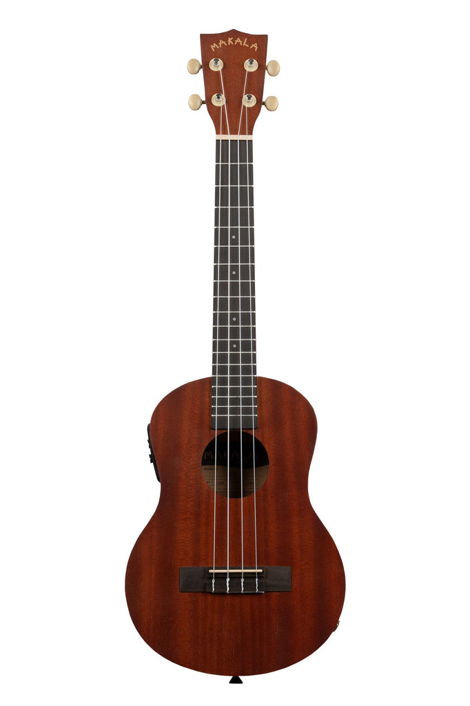 A Makala Tenor Ukulele w/ EQ shown at a front angle