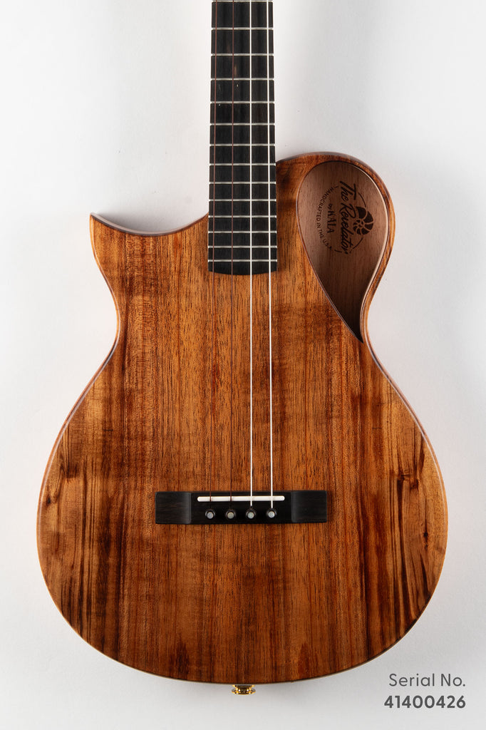 Left-Handed Revelator™ Nautilus Hawaiian Koa Baritone Ukulele
