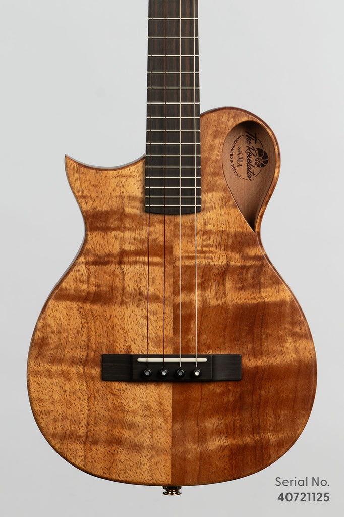 Left-Handed Revelator™ Nautilus Hawaiian Koa Tenor Ukulele