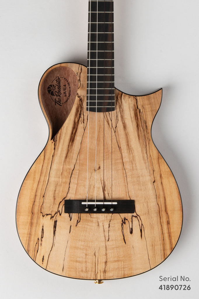 Revelator® Nautilus Limited Spalted Maple Sapele Baritone Ukulele