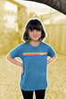Youth Kala Blue Sunset Stripe T-Shirt