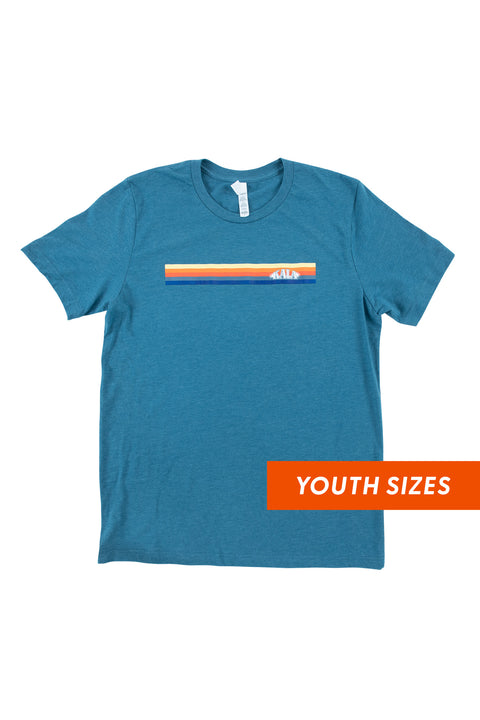 Youth Kala Blue Sunset Stripe T-Shirt