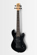 BLEM - Solid Body 4-String Jet Black Fretted U•BASS® — Black Pickguard
