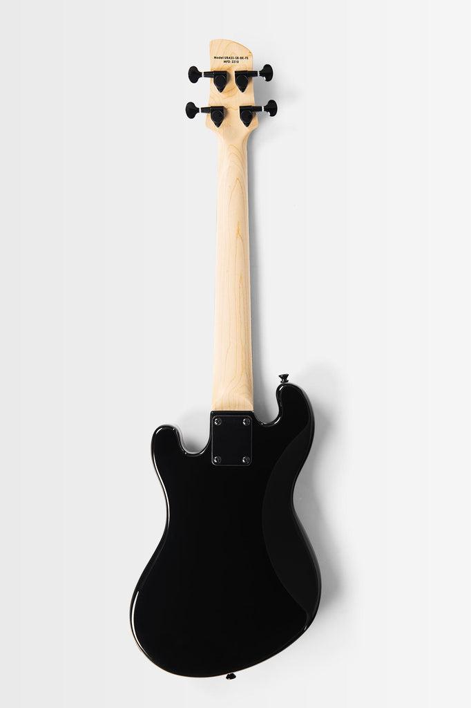 BLEM - Solid Body 4-String Jet Black Fretted U•BASS® — Black Pickguard