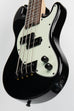 Solid Body 4-String Jet Black Fretted U•BASS® — Mint Pickguard