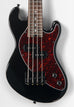 Solid Body 4-String Jet Black Fretted U•BASS® — Tortoiseshell Pickguard