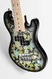 PREORDER: Solid Body 4-String Floral Black Burst Fretted U•BASS®