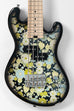 PREORDER: Solid Body 4-String Floral Black Burst Fretted U•BASS®