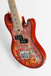 PREORDER: Solid Body 4-String Paisley Orange Burst Fretted U•BASS®