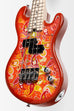 PREORDER: Solid Body 4-String Paisley Orange Burst Fretted U•BASS®