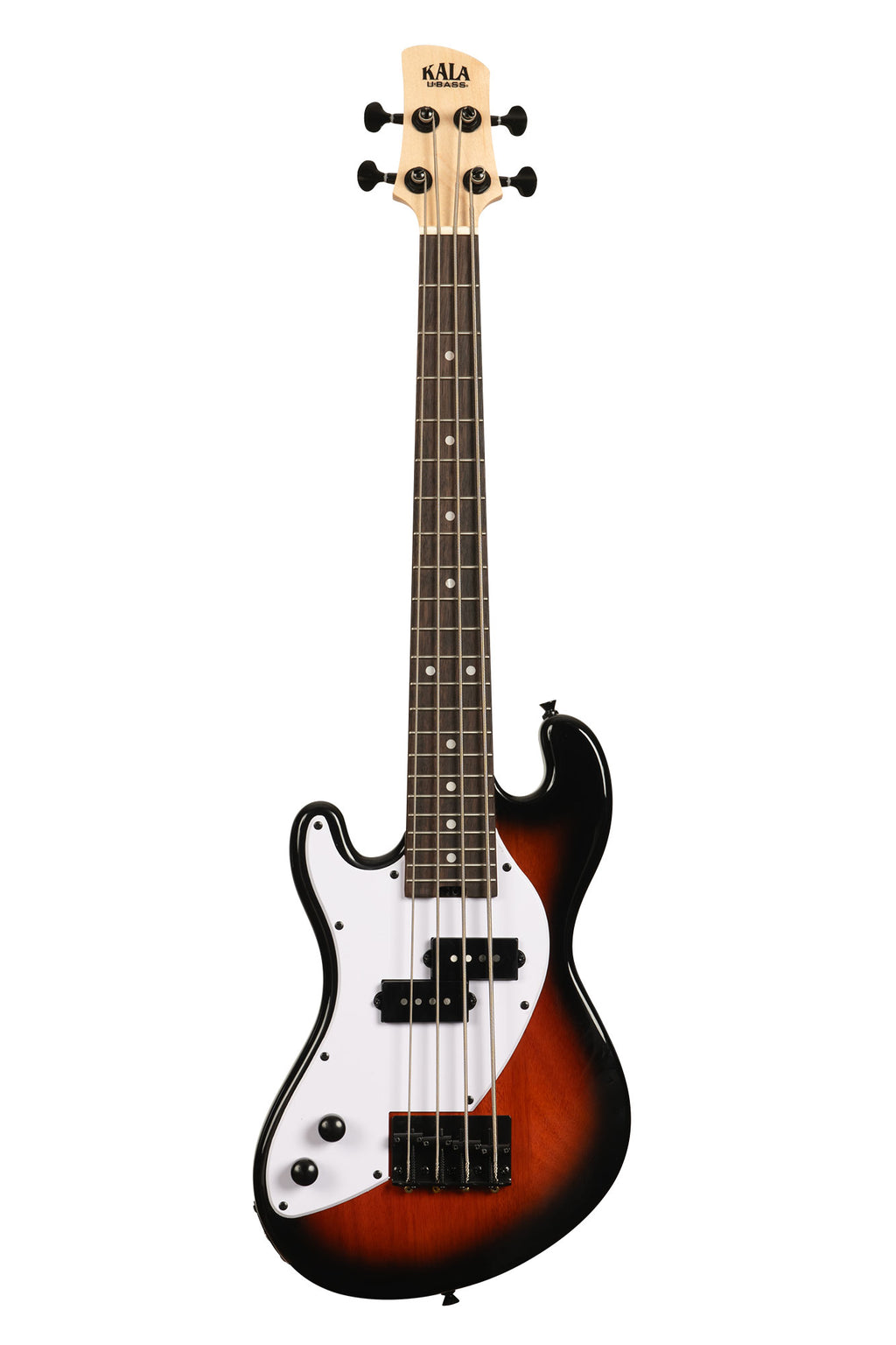 Solid Body 4-String Sunburst Fretted U•BASS® Left Handed – Kala 