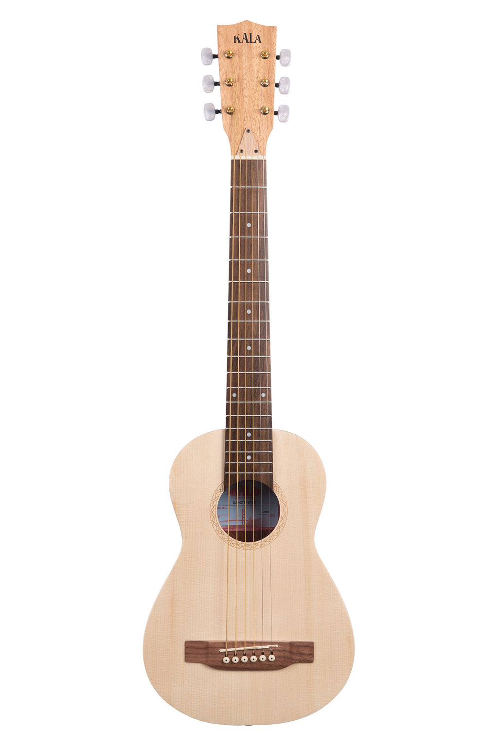 Solid Spruce Top Travel Guitar with Steel Strings – Kala Brand Music Co.™