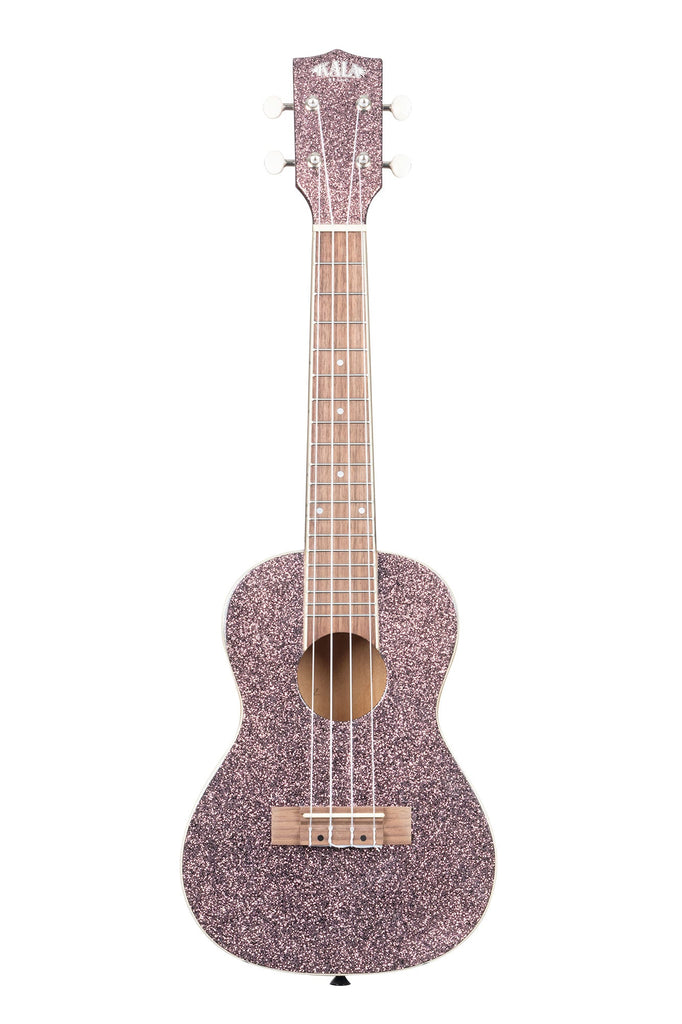Pink Champagne Sparkle Concert Ukulele