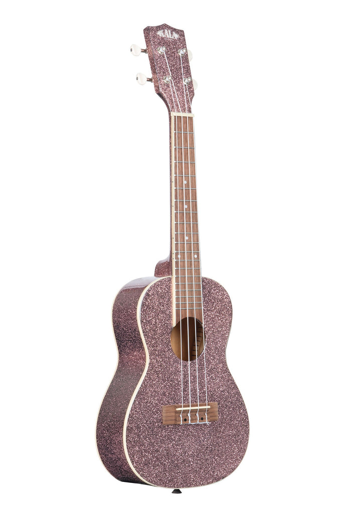 Pink Champagne Sparkle Concert Ukulele