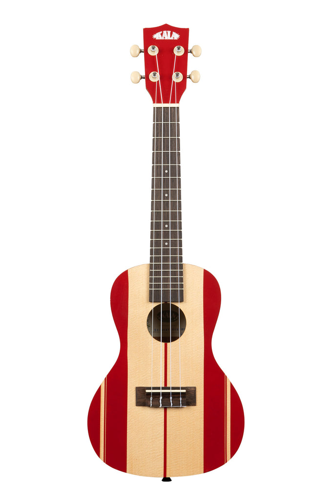 A Surf's Up Concert Ukulele shown at a front angle