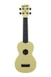 A Starlight Yellow Glow-in-the-Dark Soprano Waterman shown at a front angle
