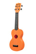A Sunset Orange Soprano Waterman shown at a left angle