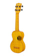 A Amber Yellow Transparent Soprano Waterman shown at a left angle