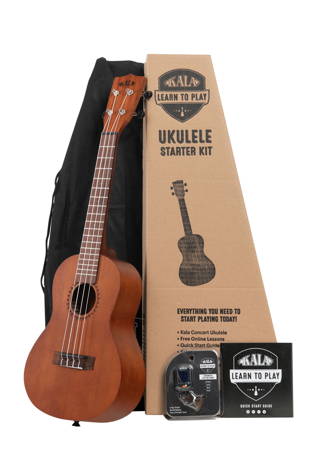 ressource Fjern Clancy Kala Learn To Play Ukulele Concert Starter Kit – Kala Brand Music Co.™