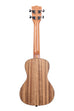 A Left-Handed Pacific Walnut Concert Ukulele shown at a back angle