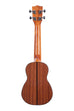 A Solid Spruce Top Mahogany Long Neck Soprano Ukulele shown at a back angle