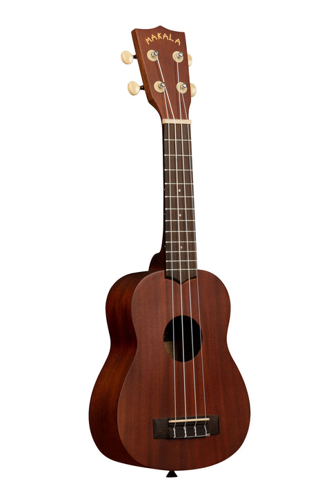 Satin Mahogany Soprano Ukulele with Hawaiian Islands & Tattoo