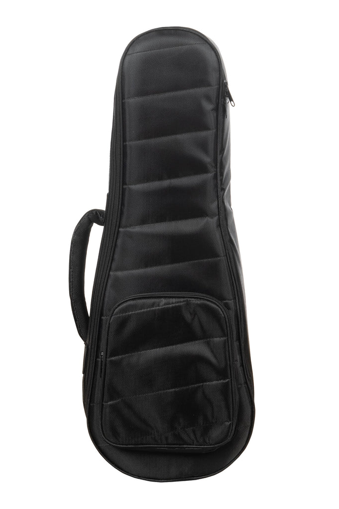 A All Solid Curly Mango Metropolitan™ Concert Ukulele Bag shown at a front angle