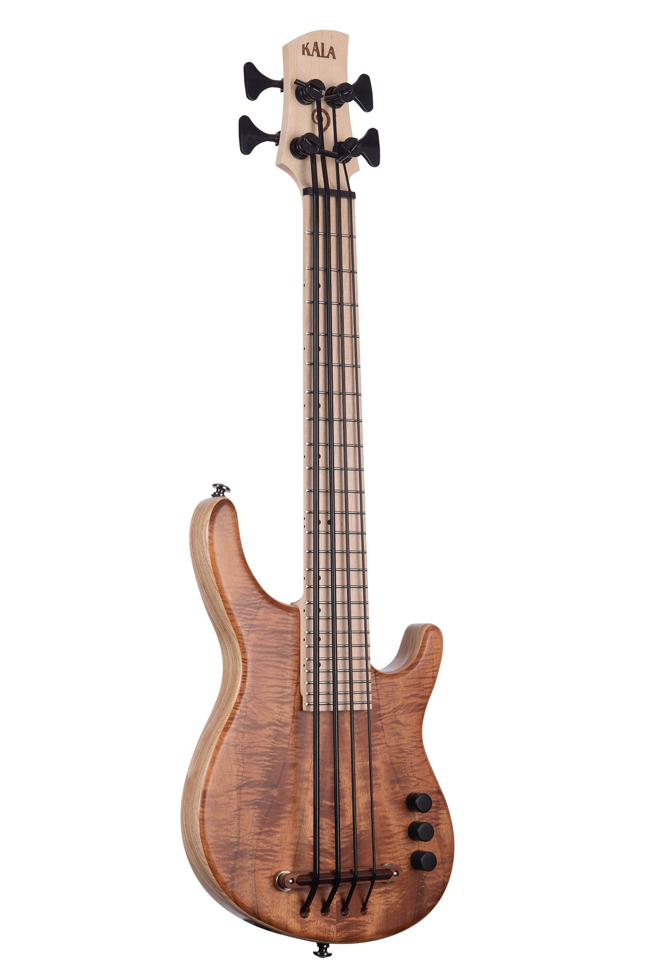 Koa 4 String Fretted California U•BASS® - Kala Brand Music Co.™